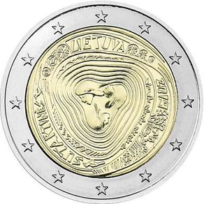 Lithuania 2 Euro Commemorative Coin 2019 - Sutartines. Uncirculated.