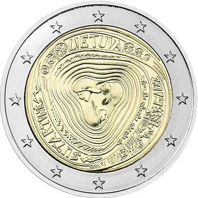 Lithuania 2 Euro Commemorative Coin 2019 - Sutartines. Uncirculated.
