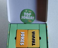 professor puzzle cards (used).