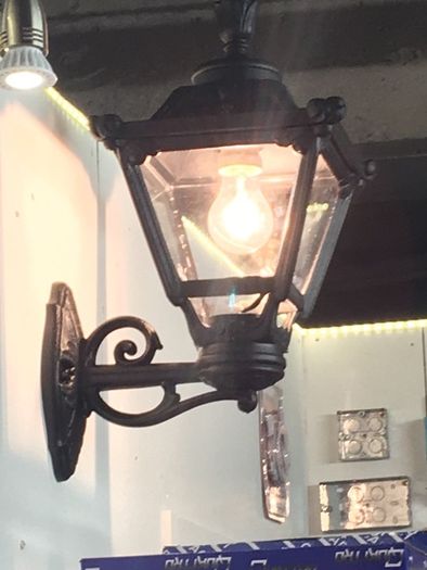 Wall Lantern Lights in White or Black Outdoor Lights