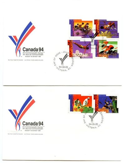 Canada 1994 XV Commonwealth Games Stamp Souvenir Booklet