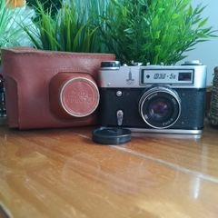 Refurbished FED-5B Olympic, 35mm Film Camera, Industar-61 Lens, M39 Mount, 256538