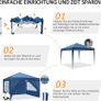 3 x 3 m, folding gazebo, Marquee Waterproof PU coating, heavy duty steel frame, with 4 sandbags Image 8