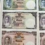 2007 Thailand  1 5 10 Baht Uncut COMM Original Notes UNC Image 5