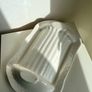 Vintage French Majolica Asparagus Dish Barbotine Serving Platter Green White Image 7