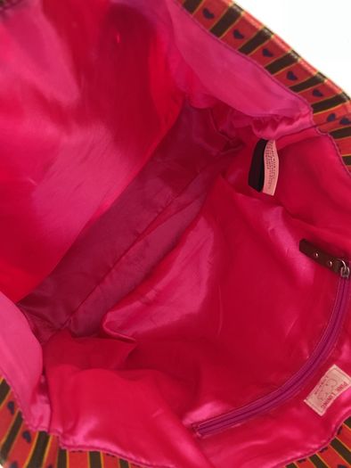 Large colourful tote bag