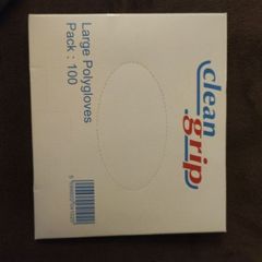 100x Clean Grip polythene gloves
