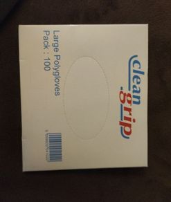100x Clean Grip polythene gloves