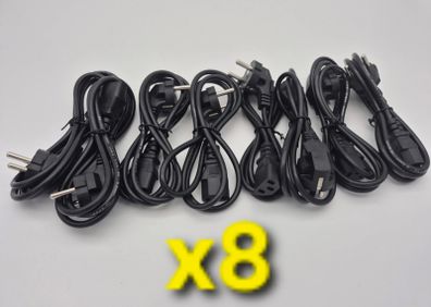 8 x BRAND NEW kettle power lead EU plug