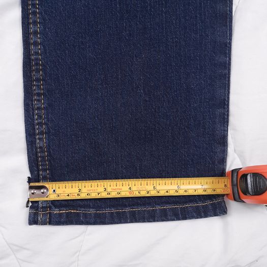 Levi's Dark Wash Indigo Navy Blue 511 Slim Straight Leg Jeans W42/L34