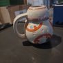 Star Wars BB8 Coffee Mug / Cup Orange and White Galerie Mug Image 2