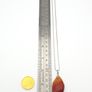 Vintage 925 Sterling Silver & Carnelian Necklace Image 9