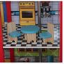 Wooden Play Set Fire Truck Police Helicopter Image 9