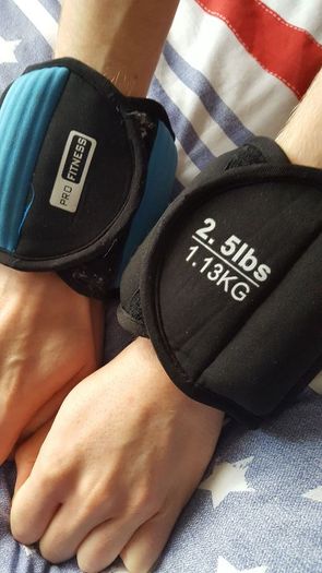Ankle Wrist Weights Exercise