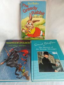 Enid Blyton Hardback books X 3 in perfect condition