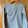 Brand new with tags Girl's Elegant Grey Long Sleeve Top Image 5