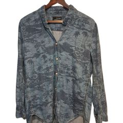 The Kooples tropical-print shirt
