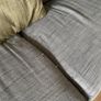 Grey Fabric 2 Seater Sofa Image 3