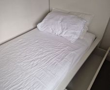 Ikea Malm single bed frame with drawers