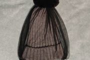 Winter hat with veil
