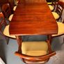 Mahogony table, 8 chairs, mahogony display cabinet Image 3