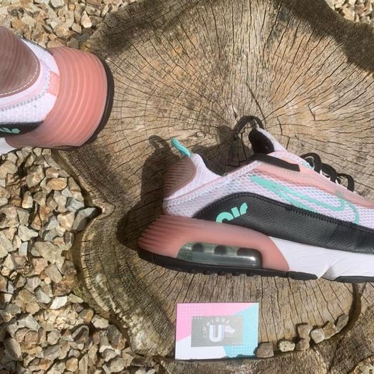 Premium Nike Air Max 2090 White Black Green Pink