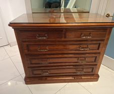 Heavy Solid Chest of Drawers/Bureau  113cm x 92cm