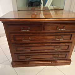 Heavy Solid Chest of Drawers/Bureau  113cm x 92cm