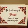 Vintage Peace Prayer Cards. Image 2