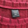 Shein burgundy ribbed top, Size 3XL / UK22 Image 5