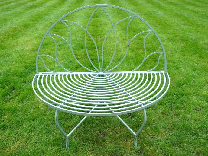 Levi Bench Green-D9797