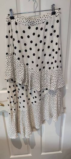 polkadot midi skirt