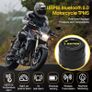 Motorcycle Tire Pressure Monitoring System, Tire Pressure and Temperature Alarm, Wireless Motorcycle TPMS with 2 External Sensors, Support iOS and Android Image 2