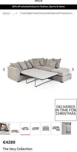 Beige Harvey norman corner sofa/sofabed l shaped couch