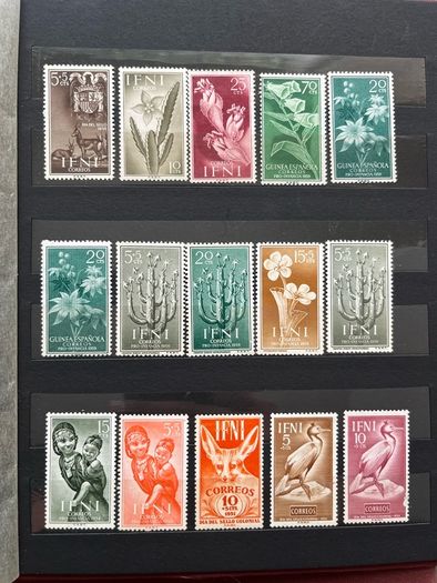 SPAIN Colonies album with stamps