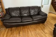 Sofa ...Three Seater Leather Sofa .. Nearest Offer Considered .. Price Drop