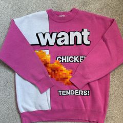 Unisex oversized jumper in pink
