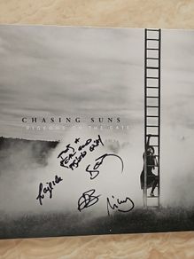 Chasing Suns LP (Signed) - Pigeons On The Gate