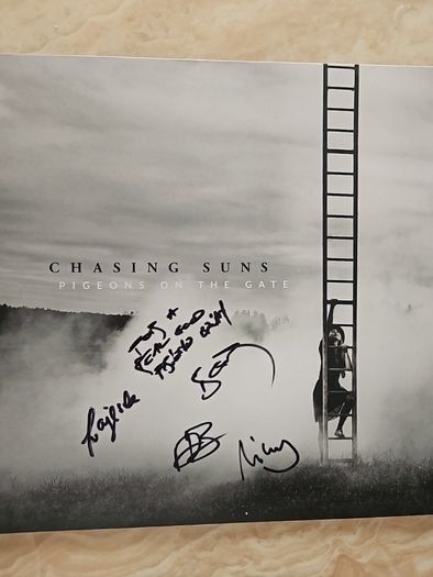 Chasing Suns LP (Signed) - Pigeons On The Gate