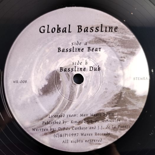 Global Bassline - Bassline Beat - Wave Records - Oldshcool Trance Dublin Classic - EXCELLENT condition!