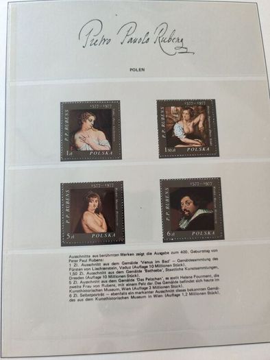 Paul Rubens 55 Pages Stamps Album World Collection