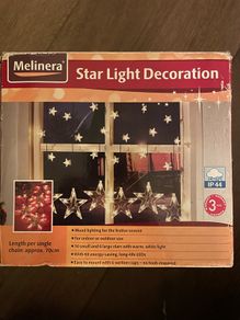Christmas lights window curtain star Lights decor indoor / outdoor