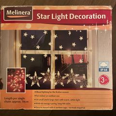 Christmas lights window curtain star Lights decor indoor / outdoor