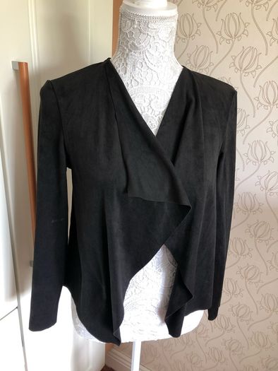 jackets black suedette & wine casual