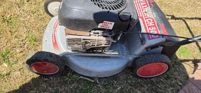 Maxicatch petrol lawnmower