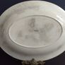 Antique Victorian Blue and White Platter, Unknown Maker in the Temple Pattern circa 1870 Image 4