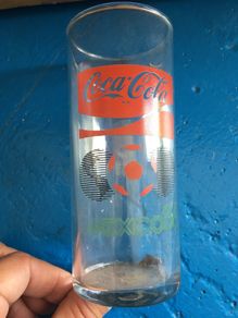Coca Cola Mexico 1986 Glass