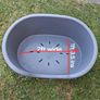 Small plastic dog bed. Image 5