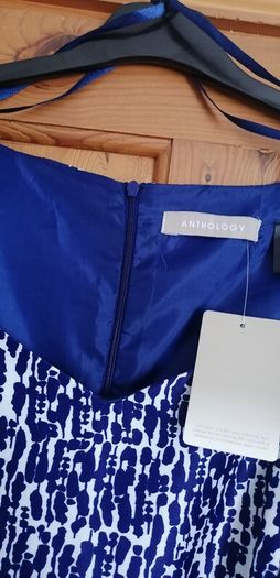 Dress  Anthology avoca size 18 lovely   colours in design lined new with tags