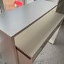 White Extendable Home Office Desk with Storage Image 4